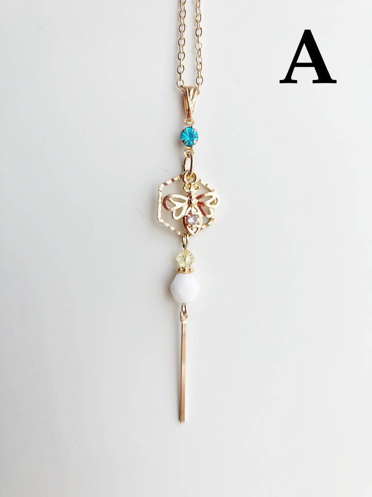 【🌈🕒】🐝🤣さんイメージネックレス・イヤーカフス