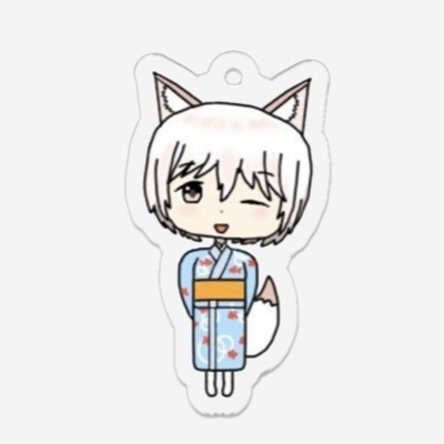 浴衣のりるぴアクキー