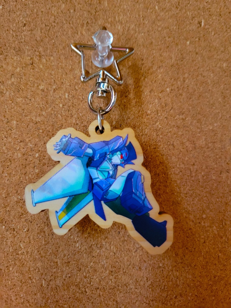 【木製キーホルダー】ヘルバット