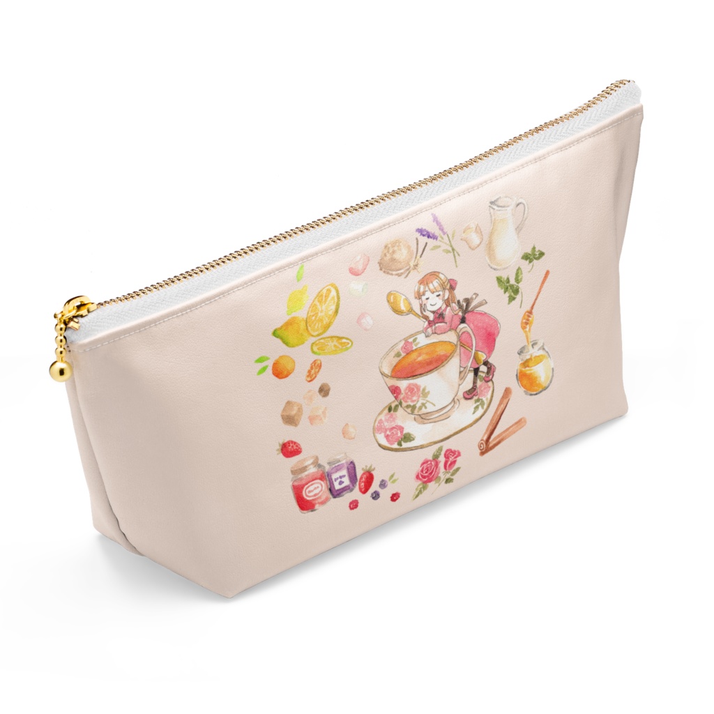 ポーチ「紅茶の楽しみかた」