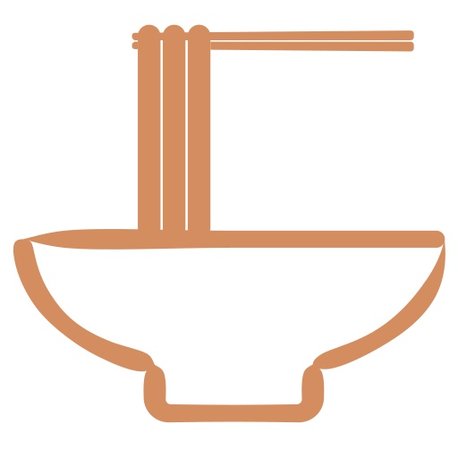 【商用利用可】料理・レシピサイト向け手書き風麺類アイコン(PNG/512px)