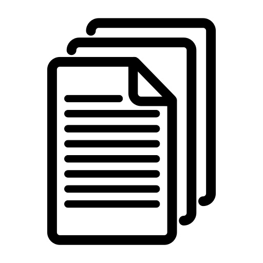 【商用利用可】会社・サービス紹介サイト向け書類のアイコン(PNG/512px)