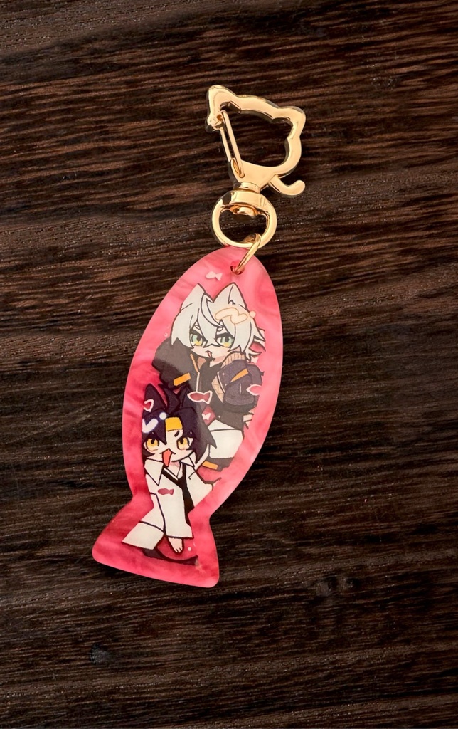 マグロアクリルキーホルダー