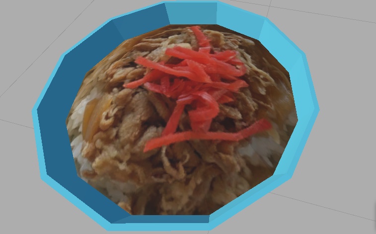 【3Dモデル】そば&牛丼(Soba&Gyudon)