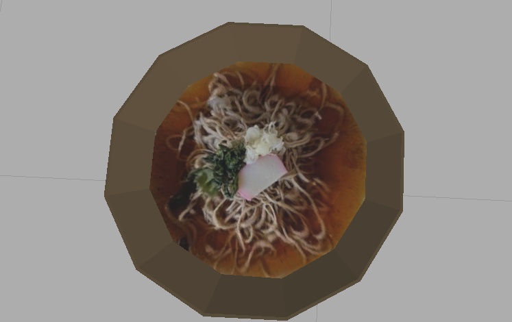 【3Dモデル】そば&牛丼(Soba&Gyudon)