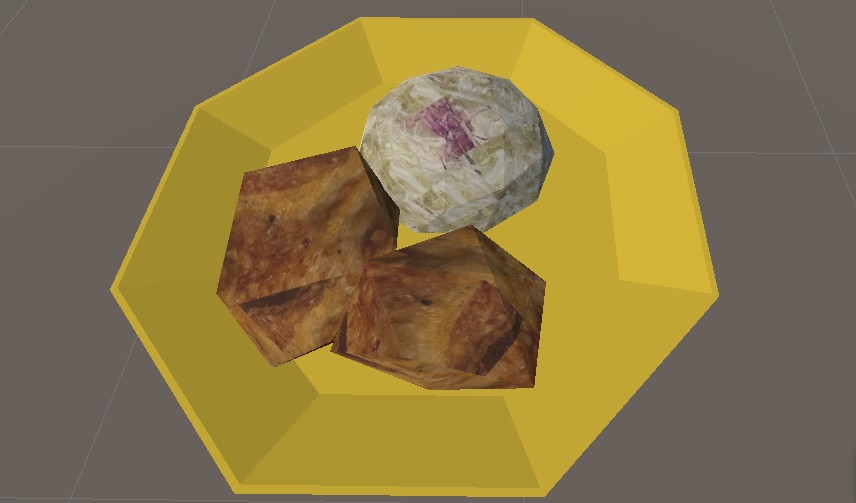 【3Dモデル】チャーハン&麻婆豆腐セット(Fried_rice&Mapo_tofu)