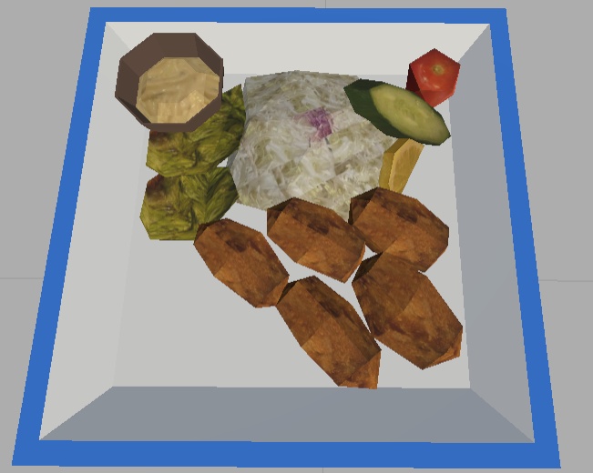 【3Dモデル】カキフライ(Fried_oyster)