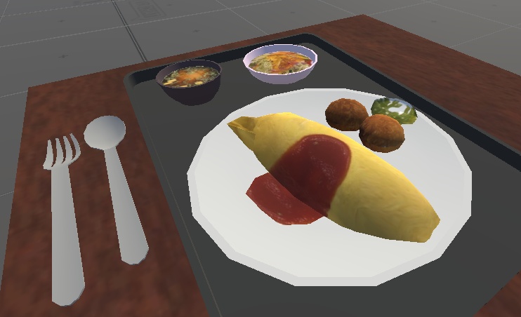 オムライス(Omelette_rice)