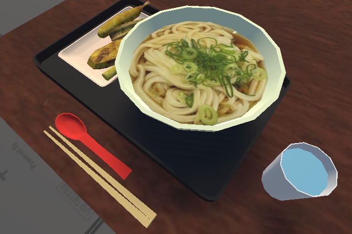 かけうどん&天ぷら (Kake_udon&Tempura)