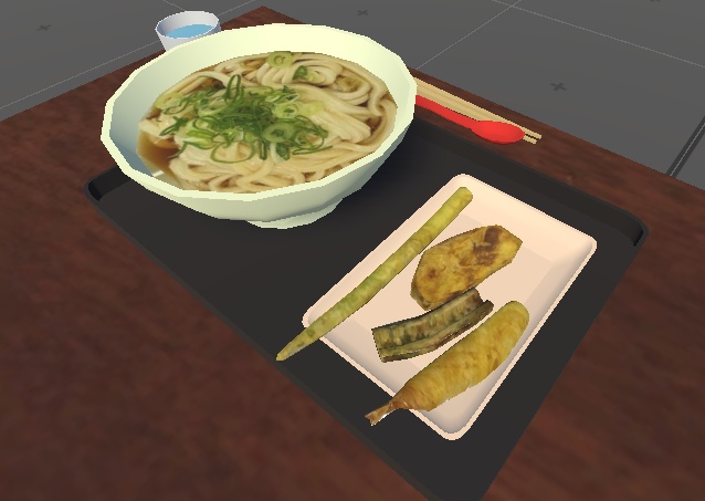 かけうどん&天ぷら (Kake_udon&Tempura)