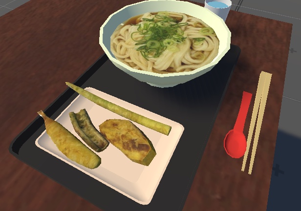 かけうどん&天ぷら (Kake_udon&Tempura)