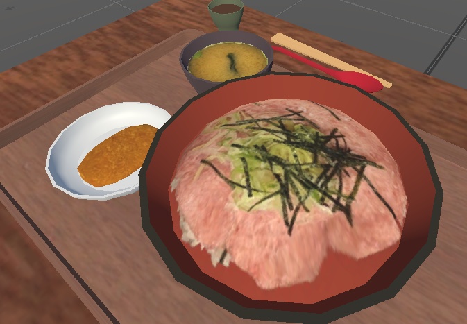 ネギトロ丼セット(Green_onion_toro_bowl)