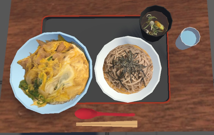 親子丼＆ざるそば(Oyakodon&Zarusoba)