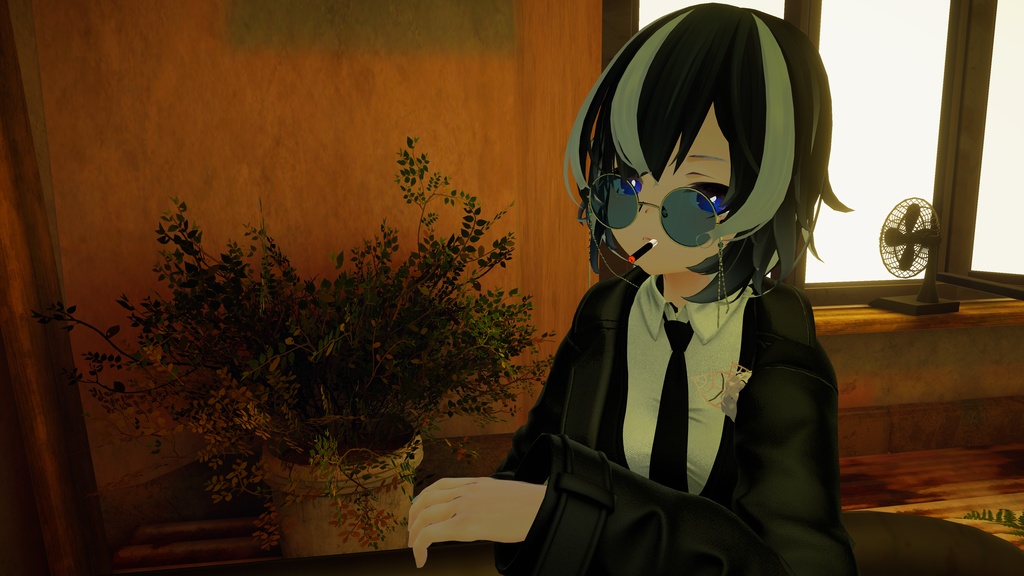 びしょぬれのしずくさんキラキラ水面アイ