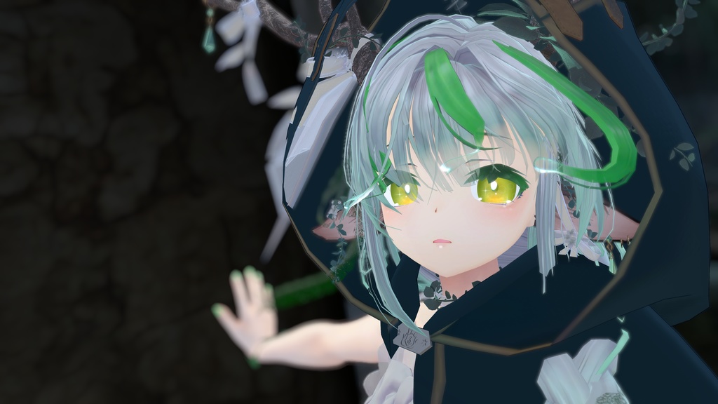 びしょぬれのしずくさんキラキラ水面アイ