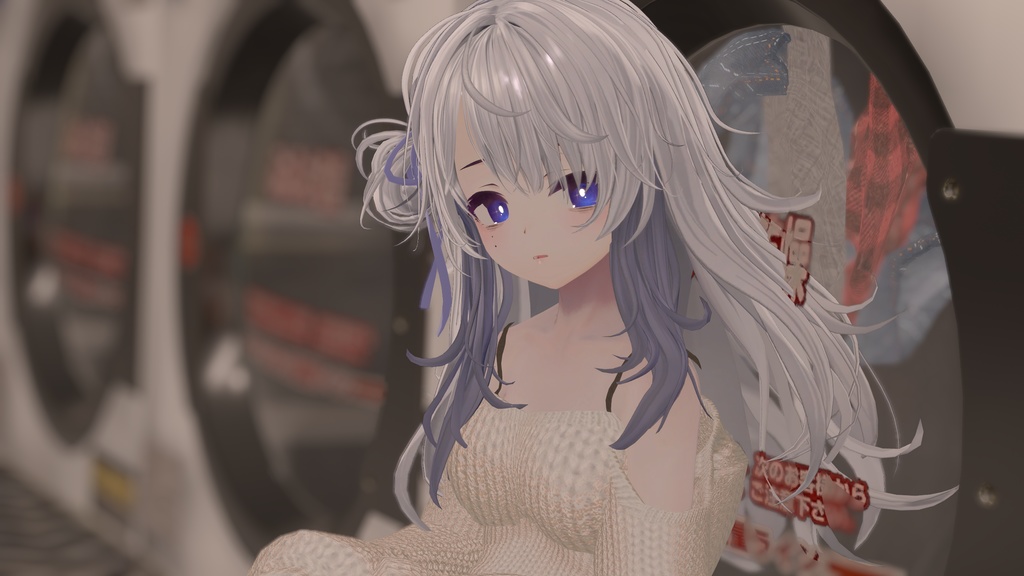 びしょぬれのしずくさんキラキラ水面アイ