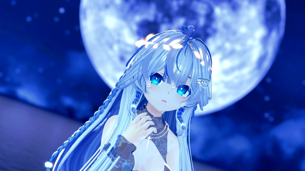 びしょぬれのしずくさんキラキラ水面アイ