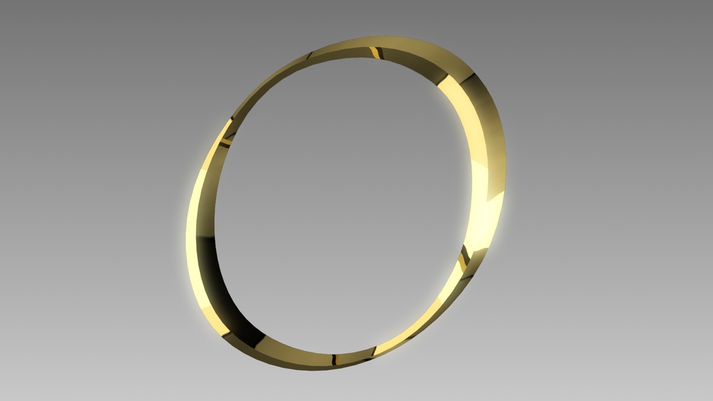 3Dフォントデータ 「O」