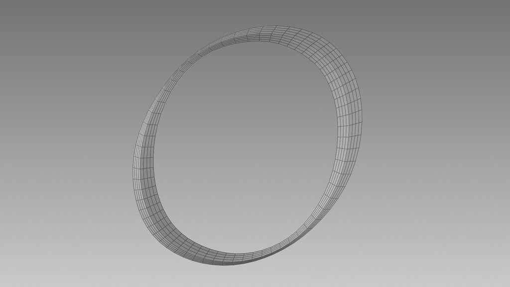 3Dフォントデータ 「O」