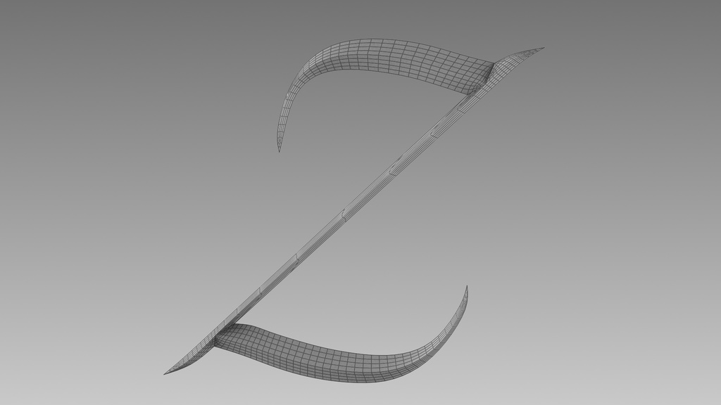 3Dフォントデータ 「Z」