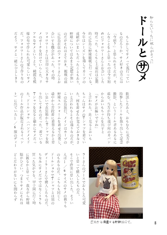 ドール服を今一度せんたくいたし申候