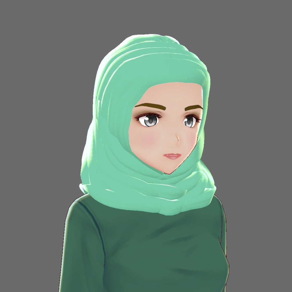 【無料!VRoid】ムスリム女性(ヒジャーブ)