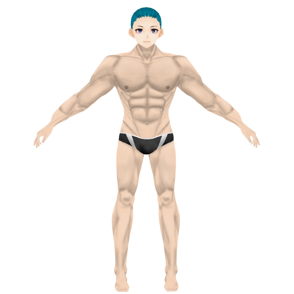 【編集可能!】VRoidでマッチョ!~筋肉モリモリ再現テクスチャー~