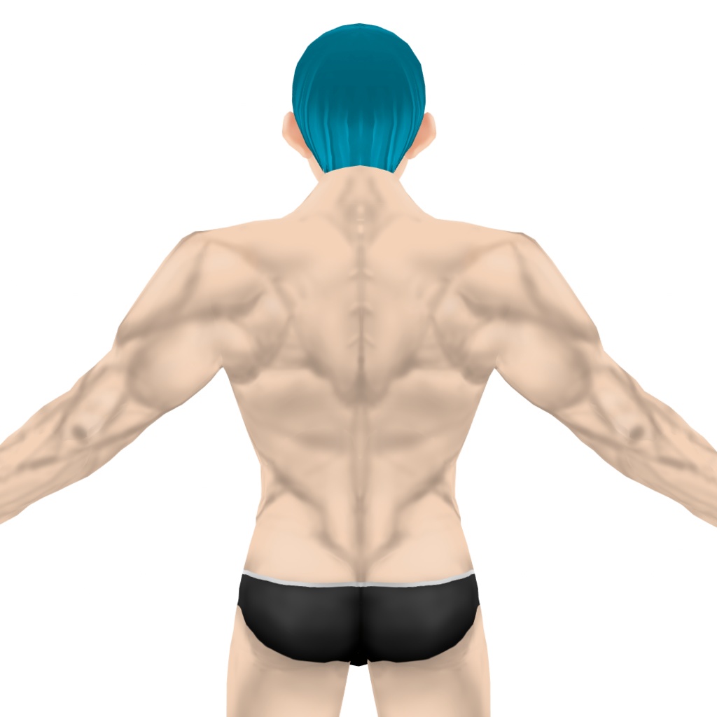 【編集可能!】VRoidでマッチョ!~筋肉モリモリ再現テクスチャー~