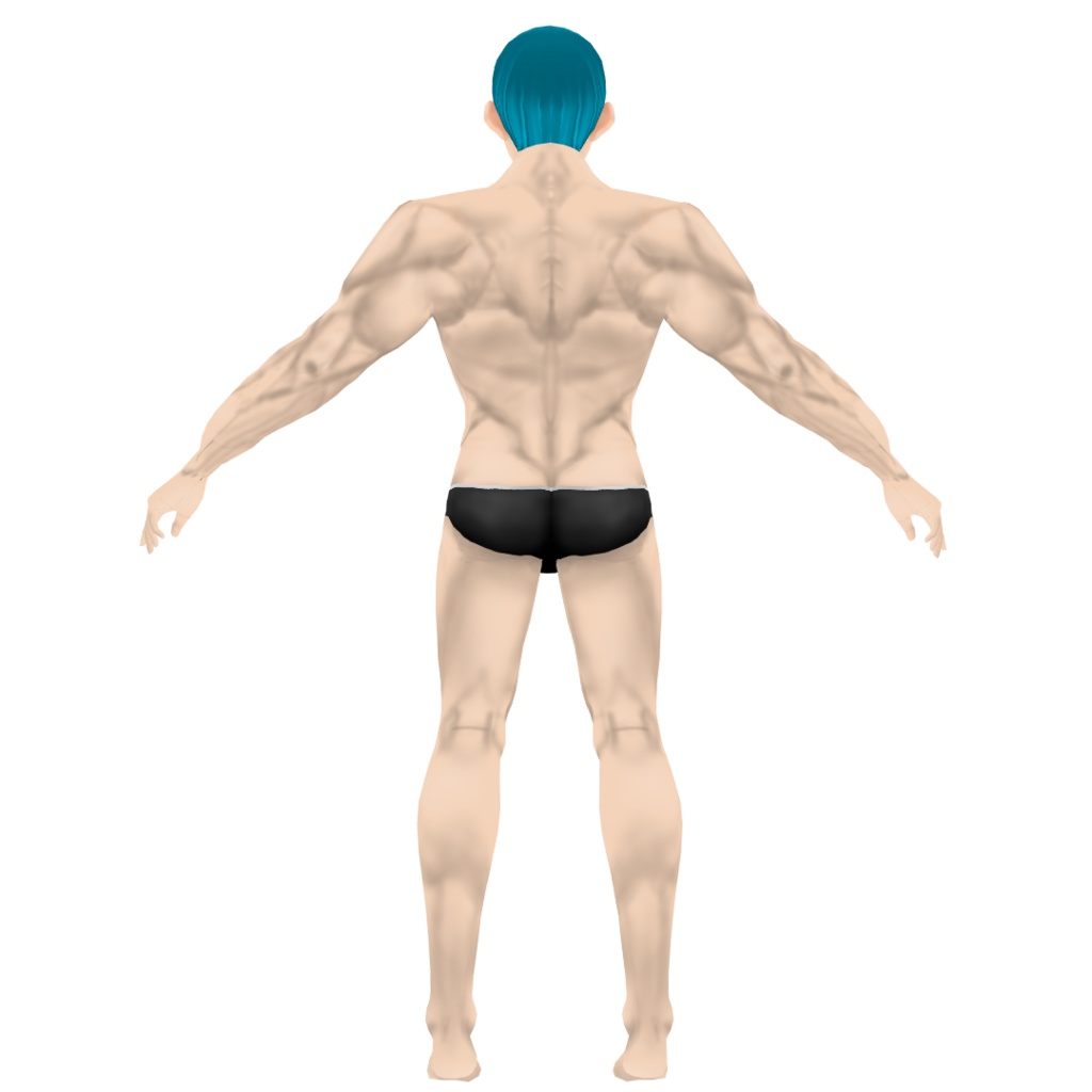 【編集可能!】VRoidでマッチョ!~筋肉モリモリ再現テクスチャー~