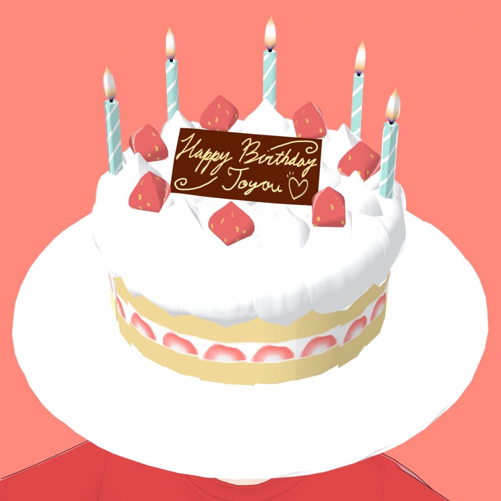 【VRoidヘアー】ホールケーキヘアー