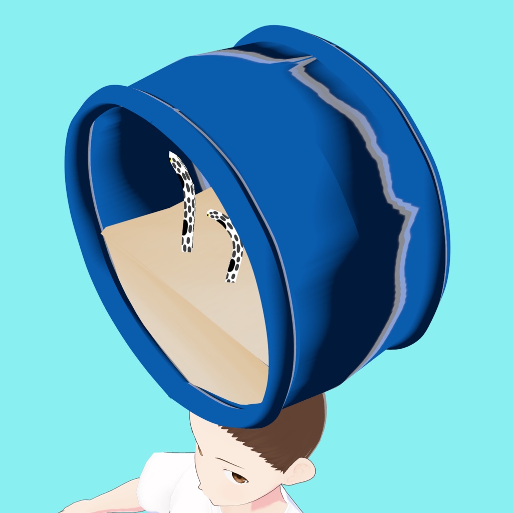 【VRoidヘアー】揺れる!チンアナゴ水槽