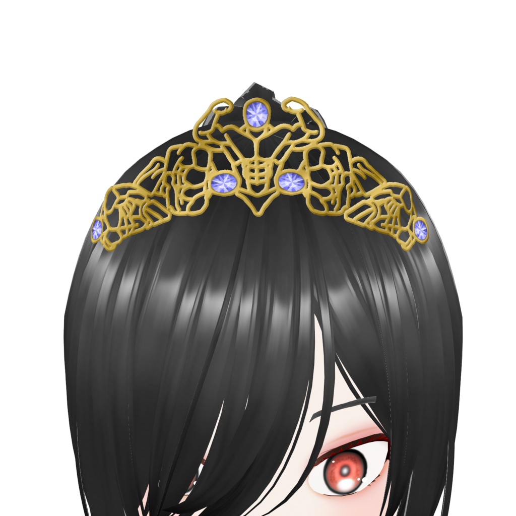 【VRoidヘアー】筋のティアラ
