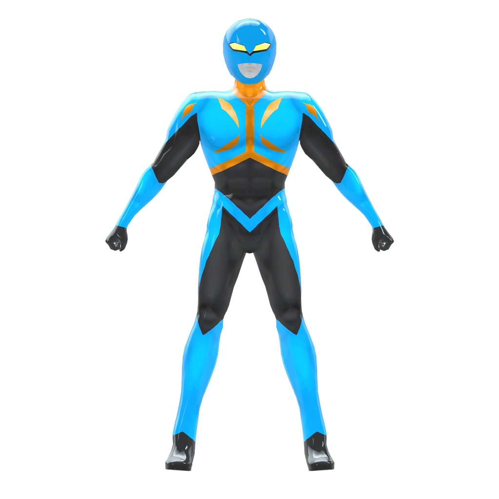【改変OK!超人素体】加速創造アクセロイダー ACCEROIDER【VRM】