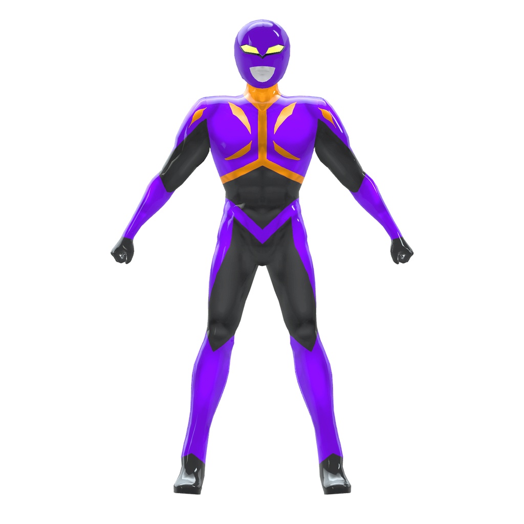 【改変OK!超人素体】加速創造アクセロイダー ACCEROIDER【VRM】