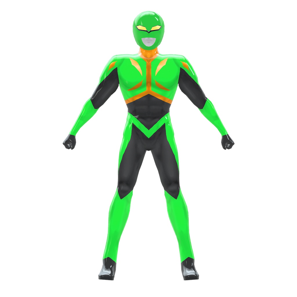 【改変OK!超人素体】加速創造アクセロイダー ACCEROIDER【VRM】