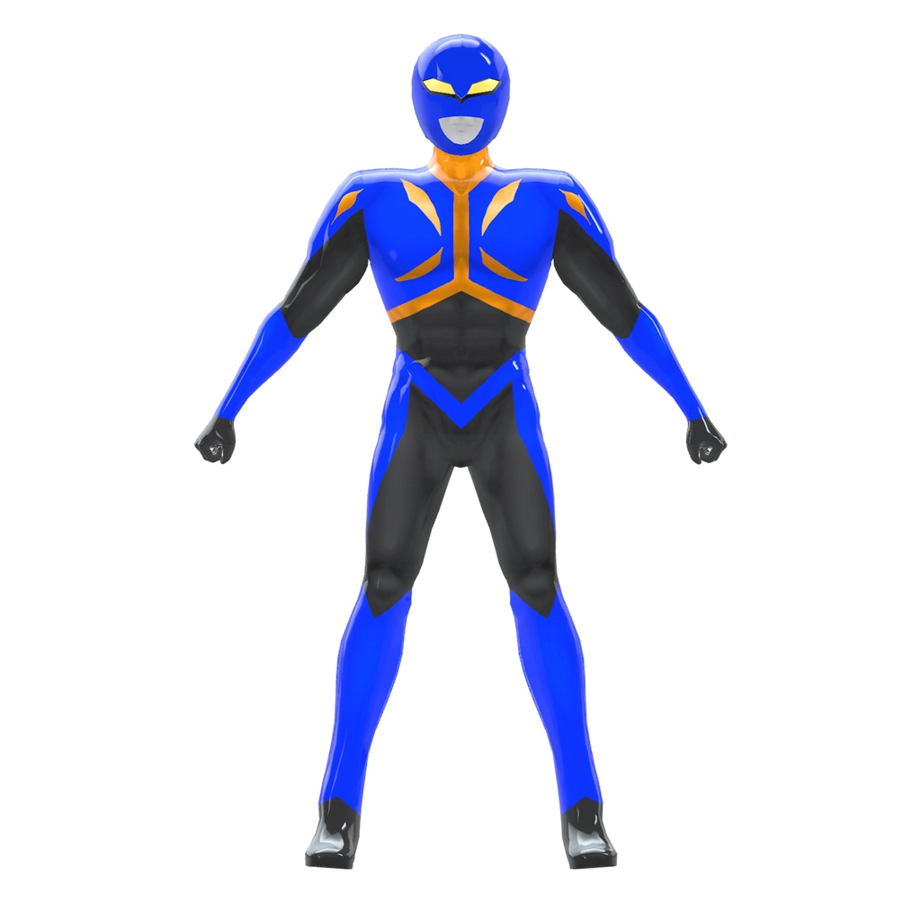 【改変OK!超人素体】加速創造アクセロイダー ACCEROIDER【VRM】