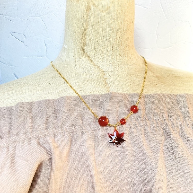 ✨秋纏うレッドアゲート🍁