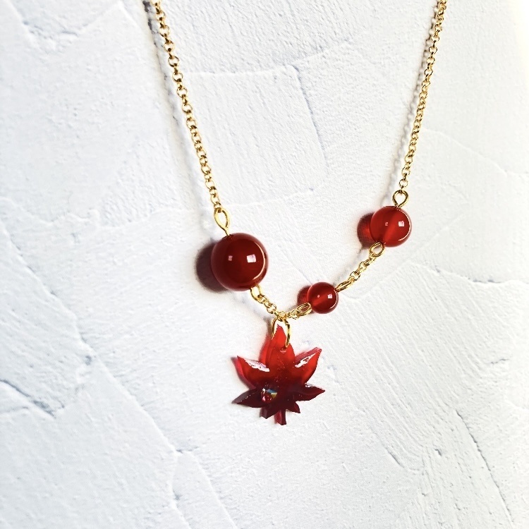 ✨秋纏うレッドアゲート🍁