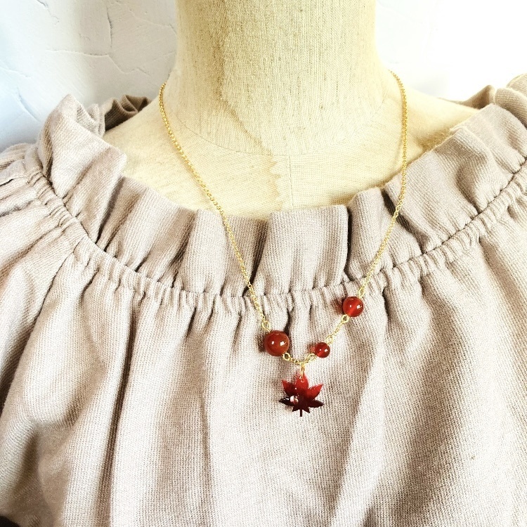 ✨秋纏うレッドアゲート🍁