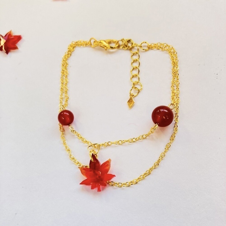 ✨紅葉舞うレッドアゲート🍁