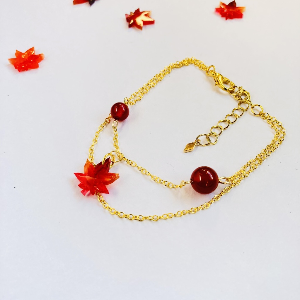 ✨紅葉舞うレッドアゲート🍁