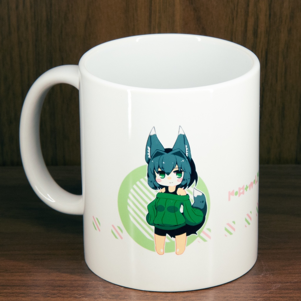 狼娘&狐娘 うちの子'sマグカップ 350ml 【送料込み】