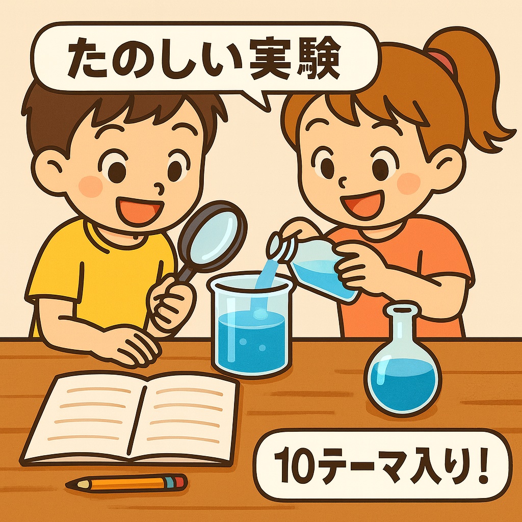 【夏休み自由研究10選】 イラスト付き手順書セット