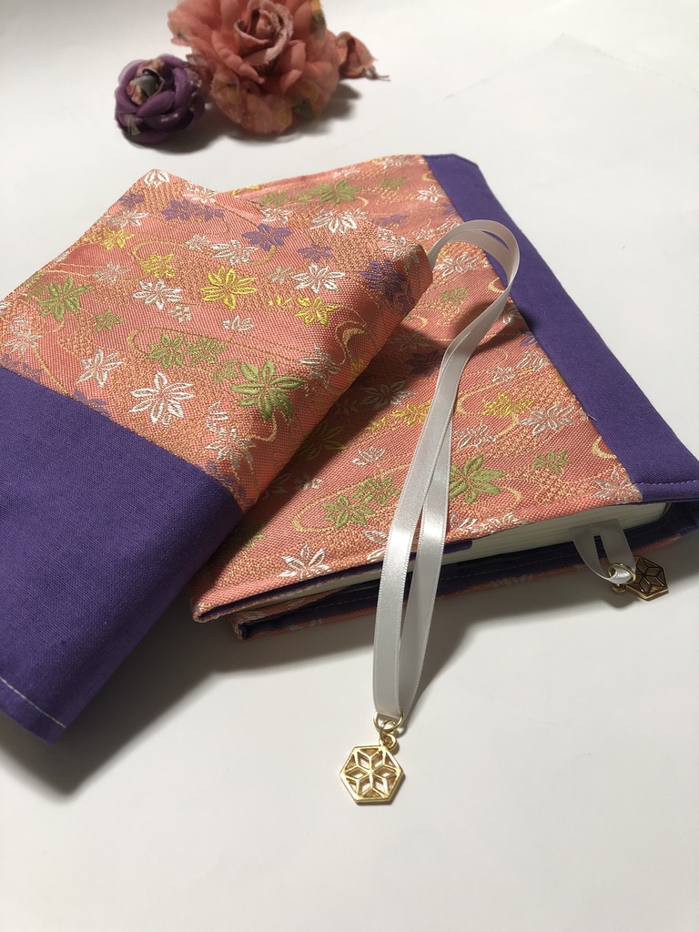 金襴　ブックカバー　文庫サイズ