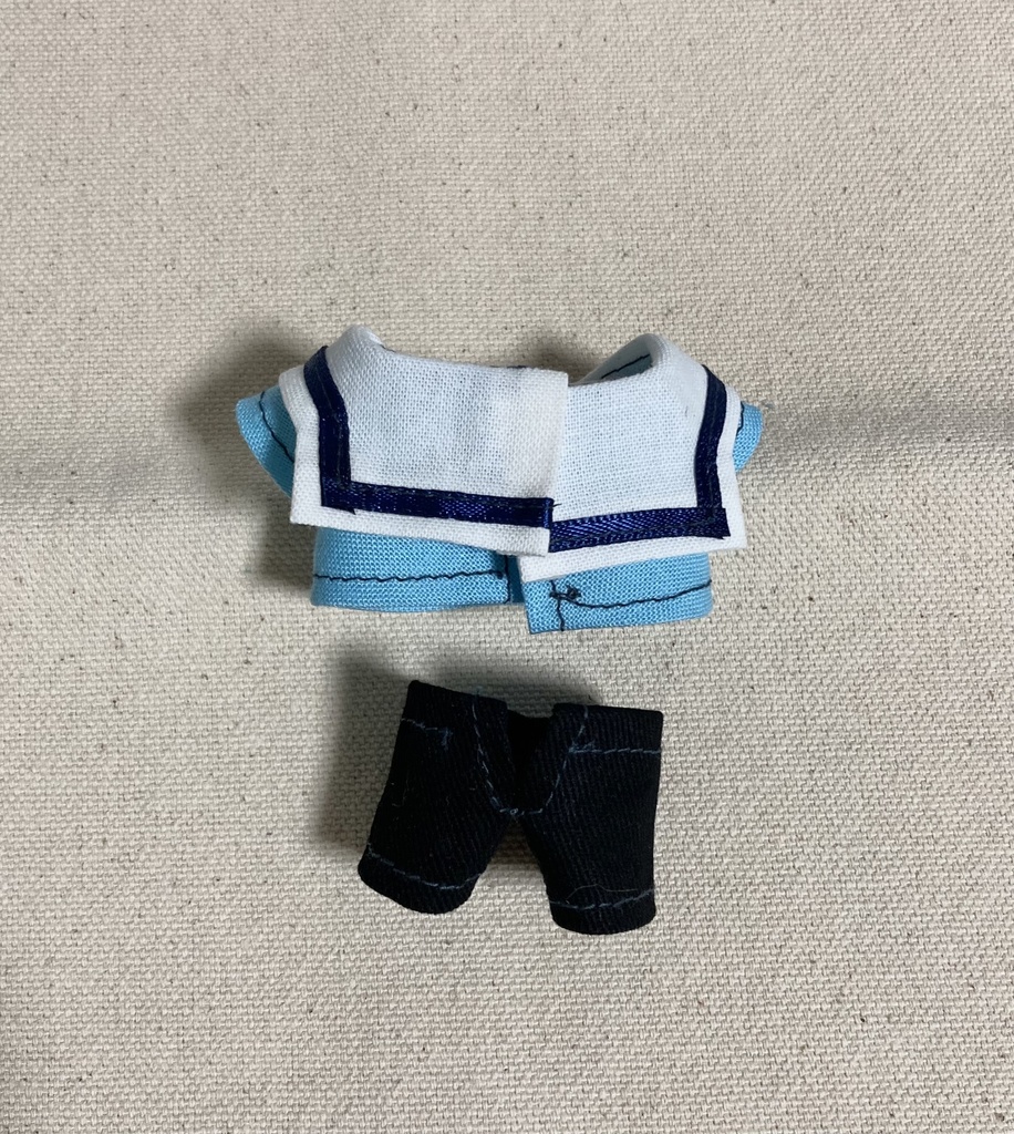 カラーシャツのセーラー服 A 【10cmぬい服】 - RAL.Factory - BOOTH