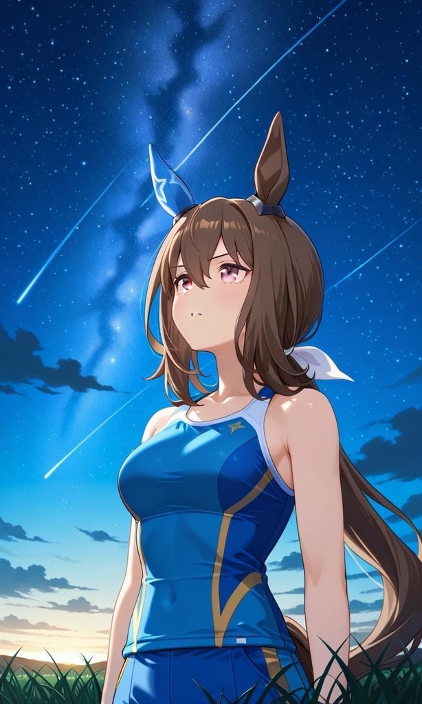 決意を固めるアドマイヤベガ　ウマ娘