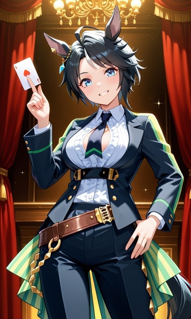 ポニーちゃん達を虜にするフジキセキ　ウマ娘プリティーダービー