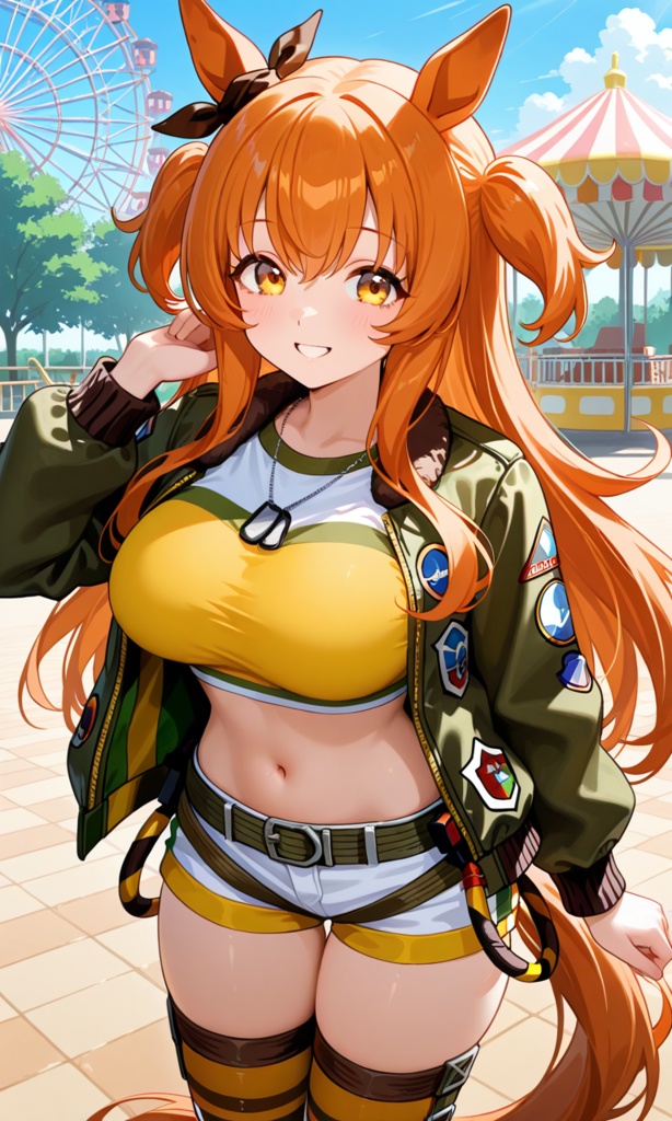 オトナのオンナになったマヤノトップガンと遊園地デート　ウマ娘プリティーダービー