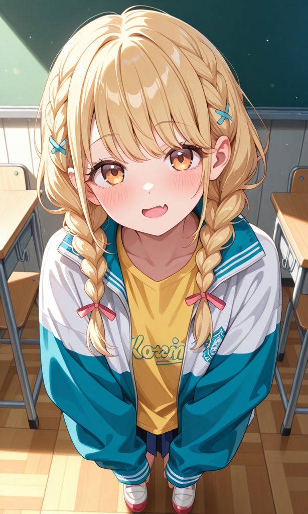 プロデューサーにおねだりしようと企む藤田ことね　学園アイドルマスター