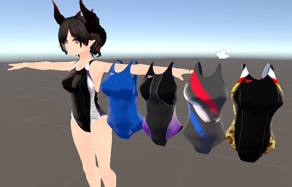 【Simit 専用衣装】競泳水着 無料